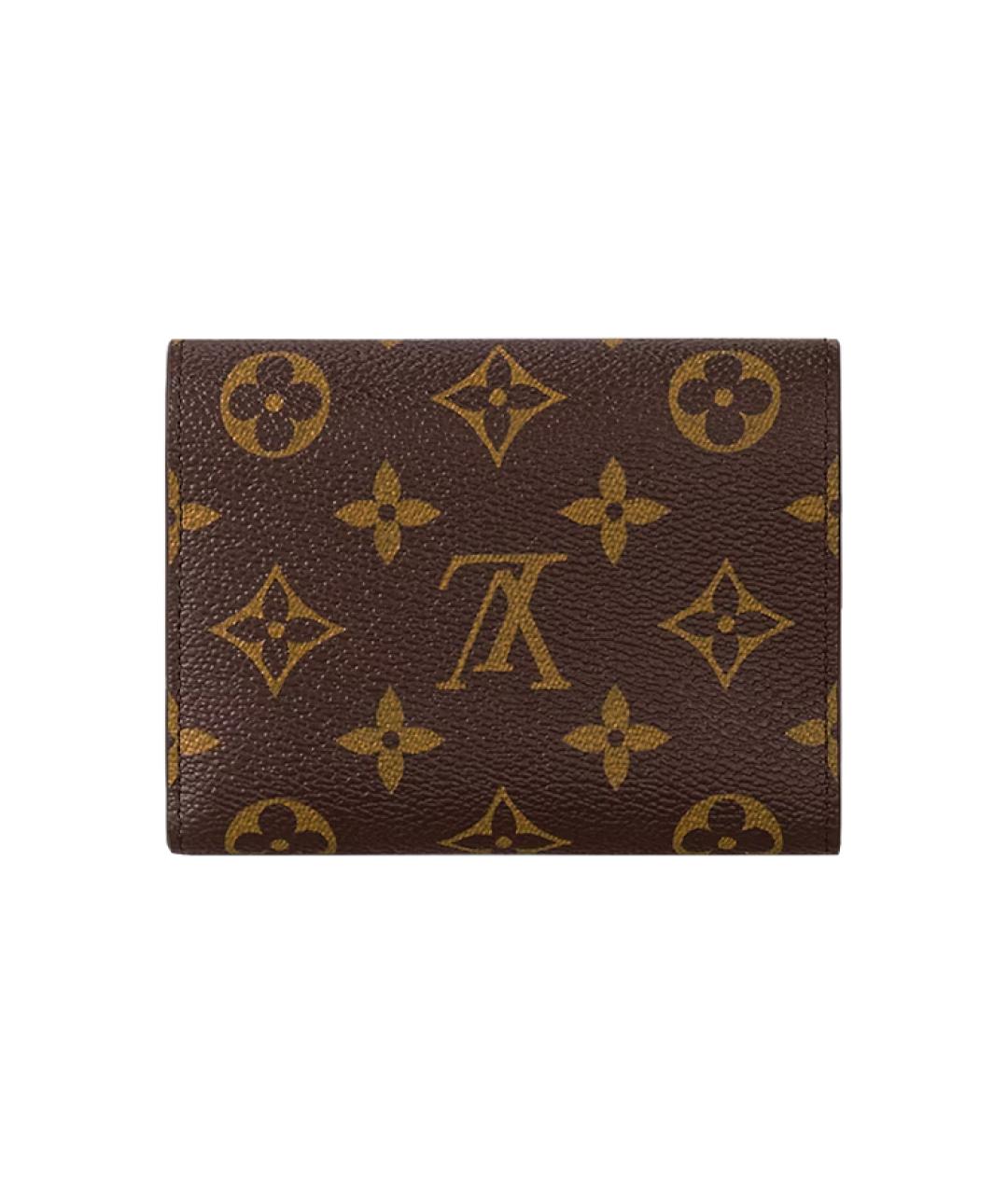 LOUIS VUITTON Коричневый кошелек, фото 3