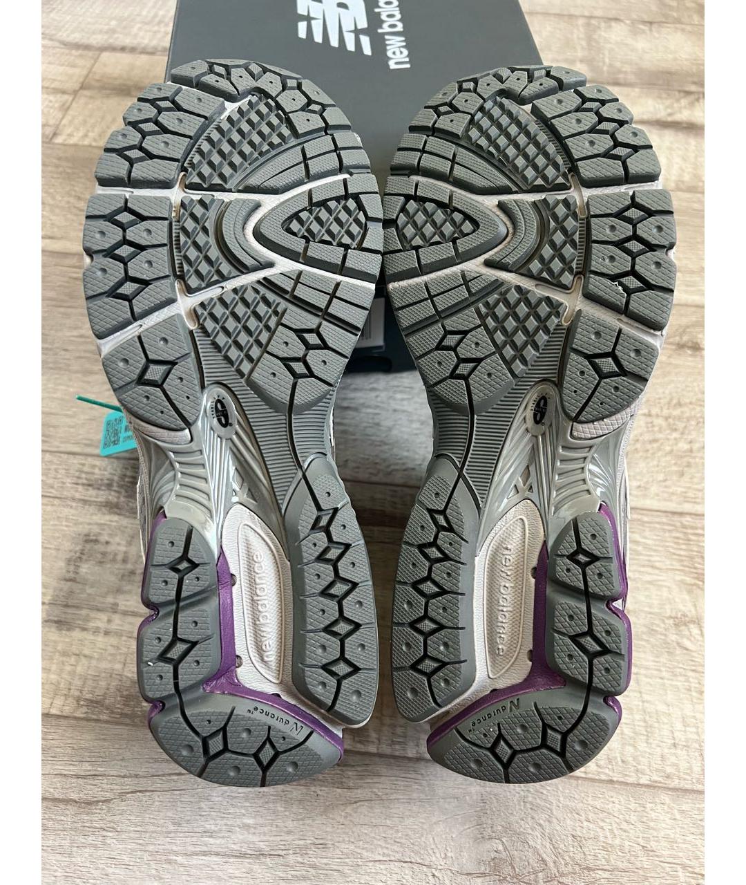 NEW BALANCE Серые текстильные кроссовки, фото 7