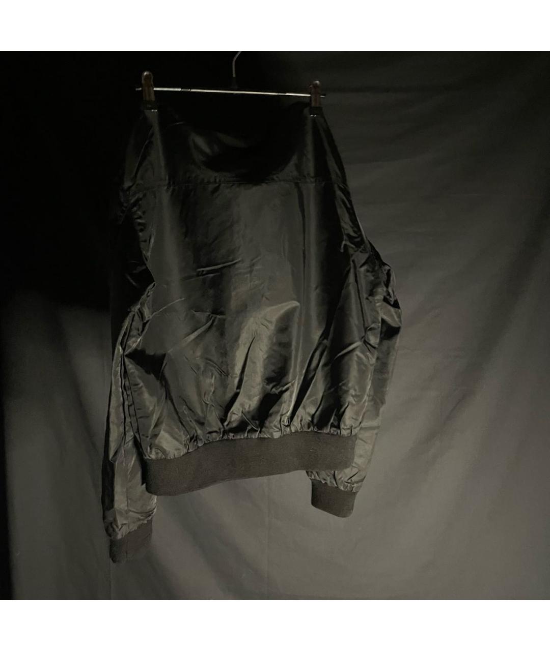 DOLCE&GABBANA Черная хлопко-эластановая куртка, фото 3