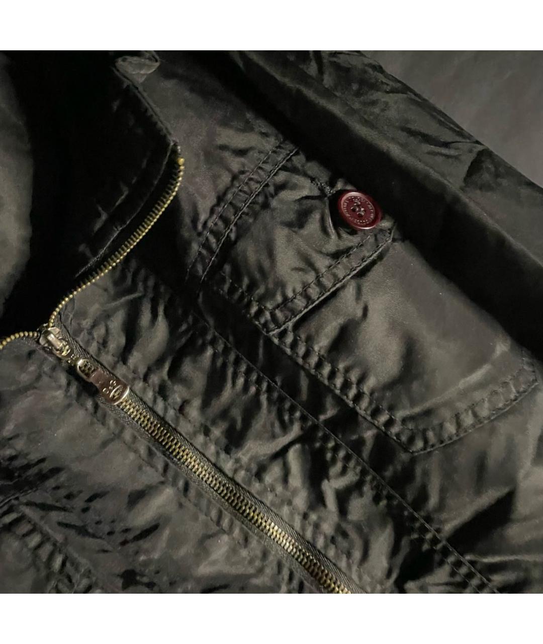 DOLCE&GABBANA Черная хлопко-эластановая куртка, фото 5