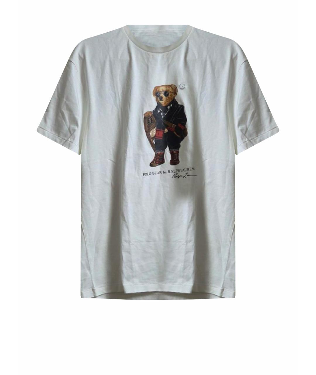 POLO RALPH LAUREN Белая хлопковая футболка, фото 1