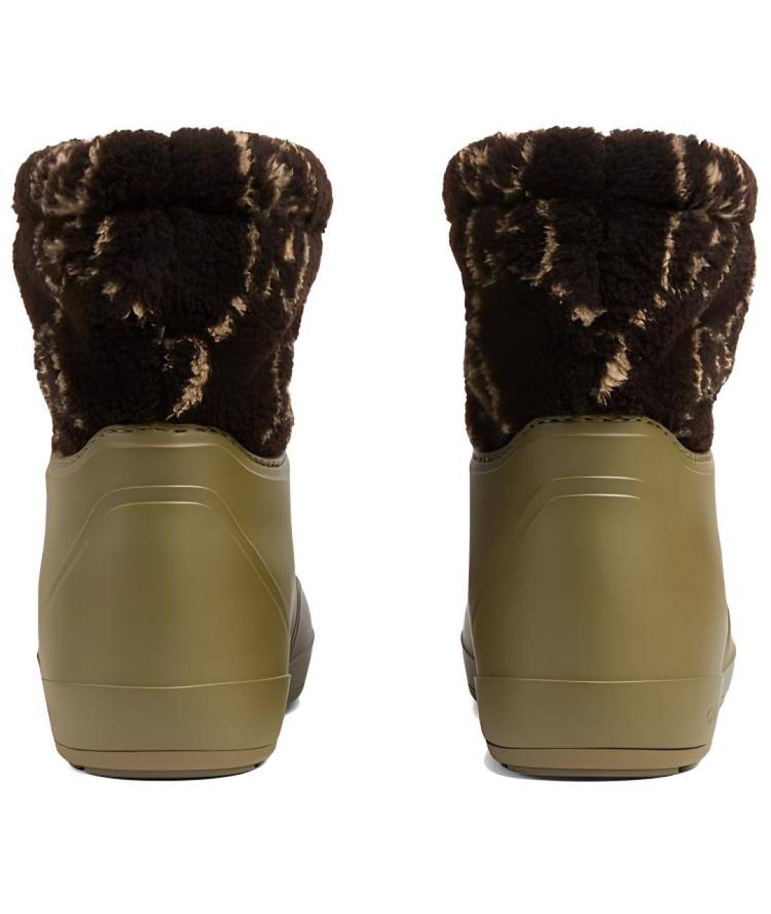 GUCCI Зеленые высокие ботинки, фото 5