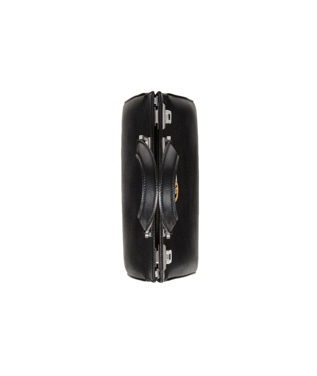 GUCCI Черная кожаная сумка через плечо, фото 5