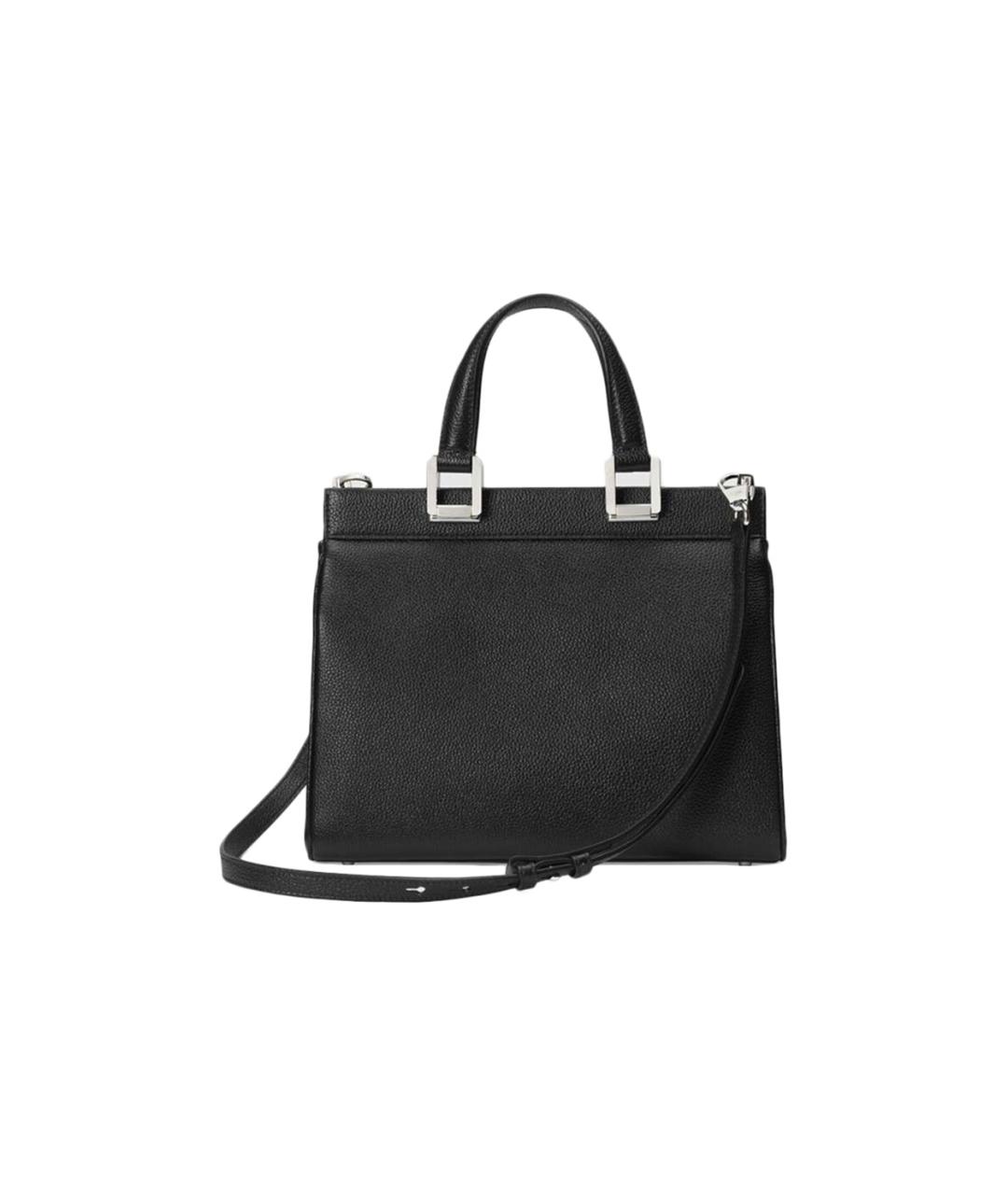 GUCCI Черная кожаная сумка через плечо, фото 3