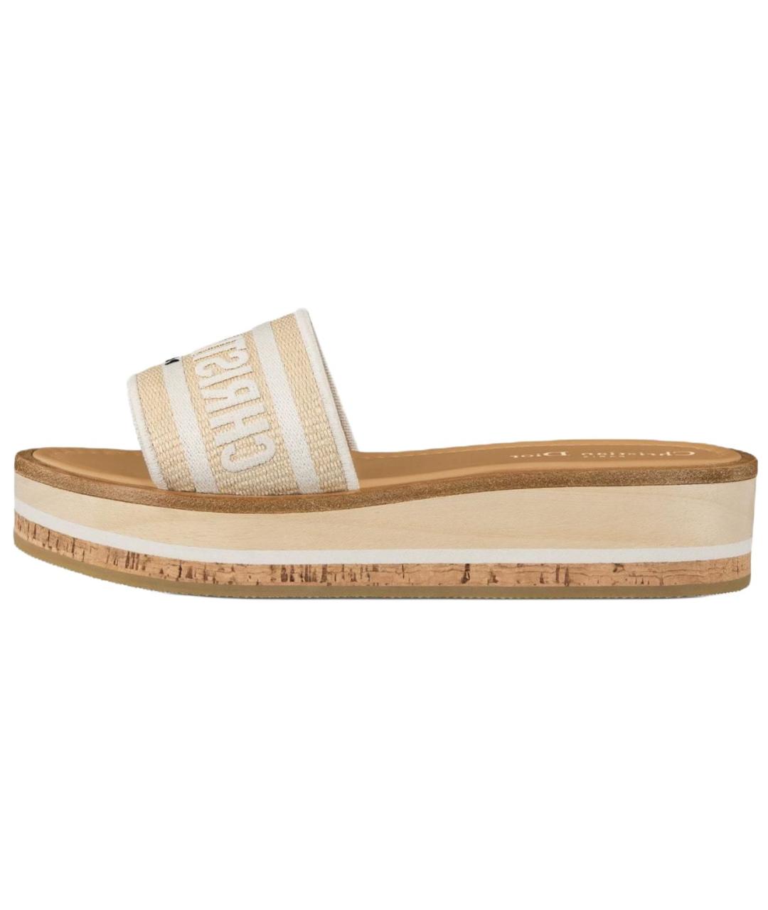 CHRISTIAN DIOR Коричневые сандалии, фото 2