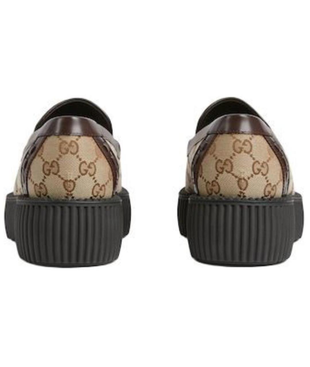GUCCI Коричневые лоферы, фото 5