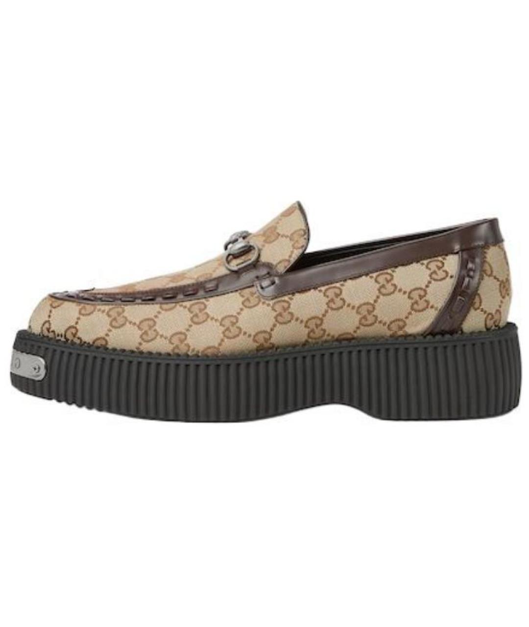 GUCCI Коричневые лоферы, фото 2