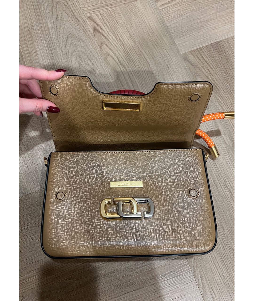 MARC JACOBS Бежевая кожаная сумка через плечо, фото 2