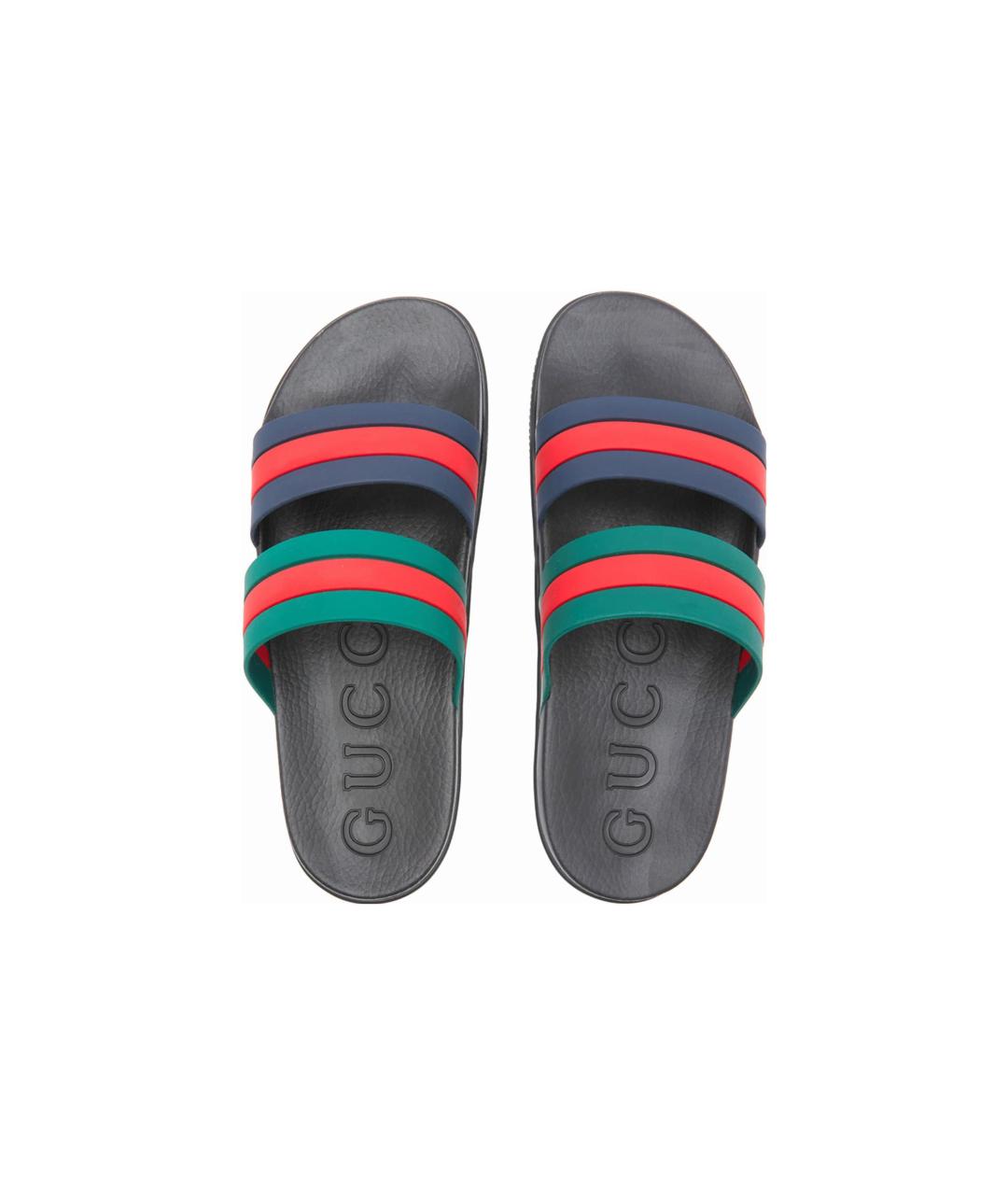 GUCCI Черные шлепанцы, фото 4