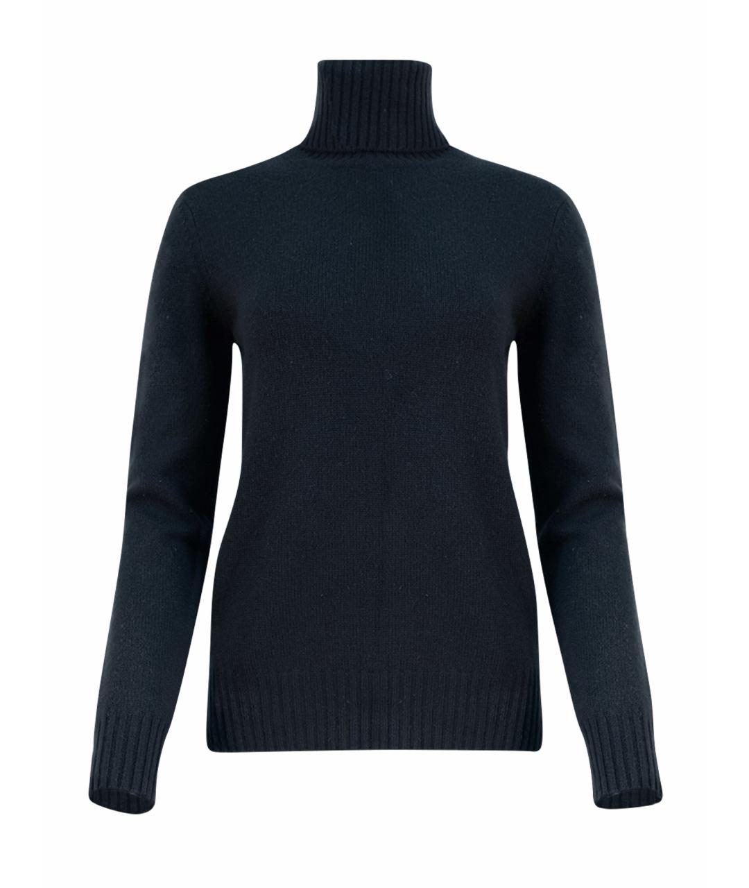 LORO PIANA Черный кашемировый джемпер / свитер, фото 1