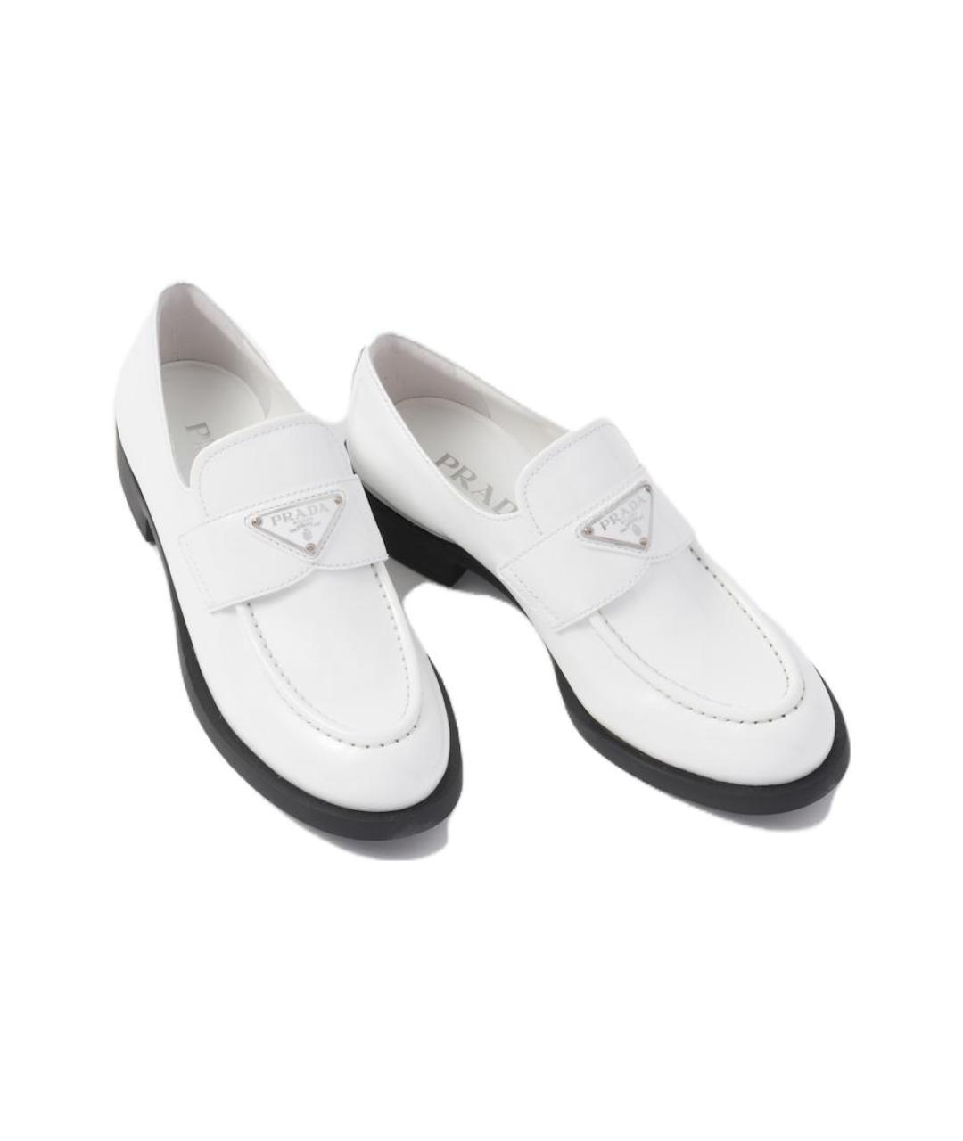 PRADA Белые лоферы, фото 5