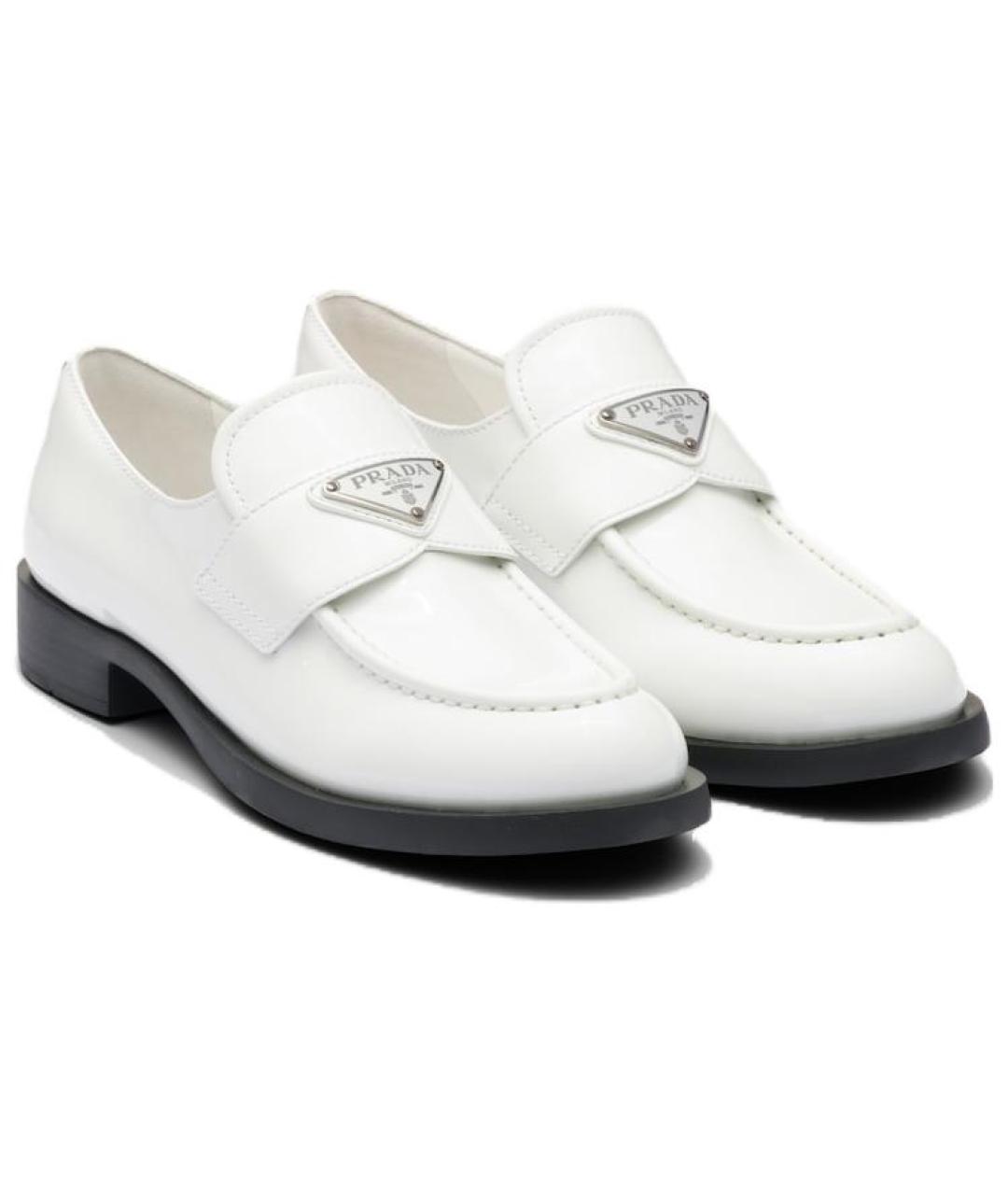 PRADA Белые лоферы, фото 3