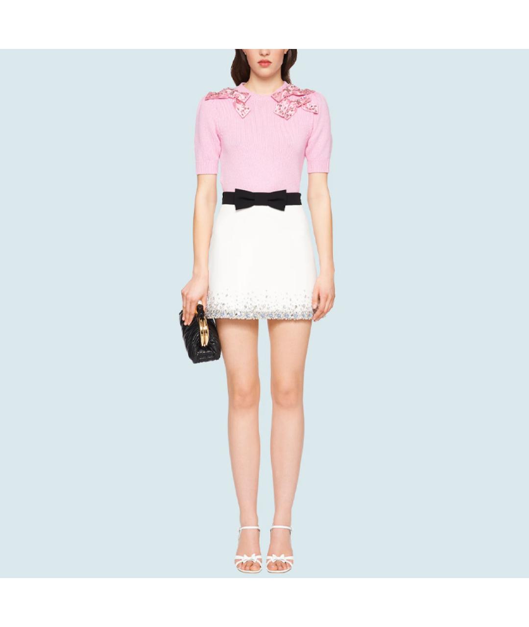 MIU MIU Розовый джемпер / свитер, фото 2