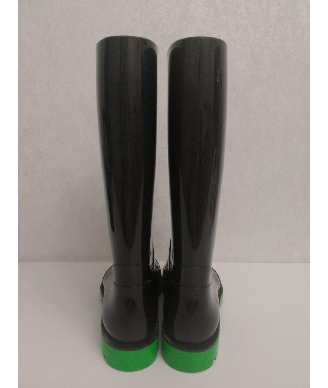 GUCCI Черные резиновые сапоги, фото 4