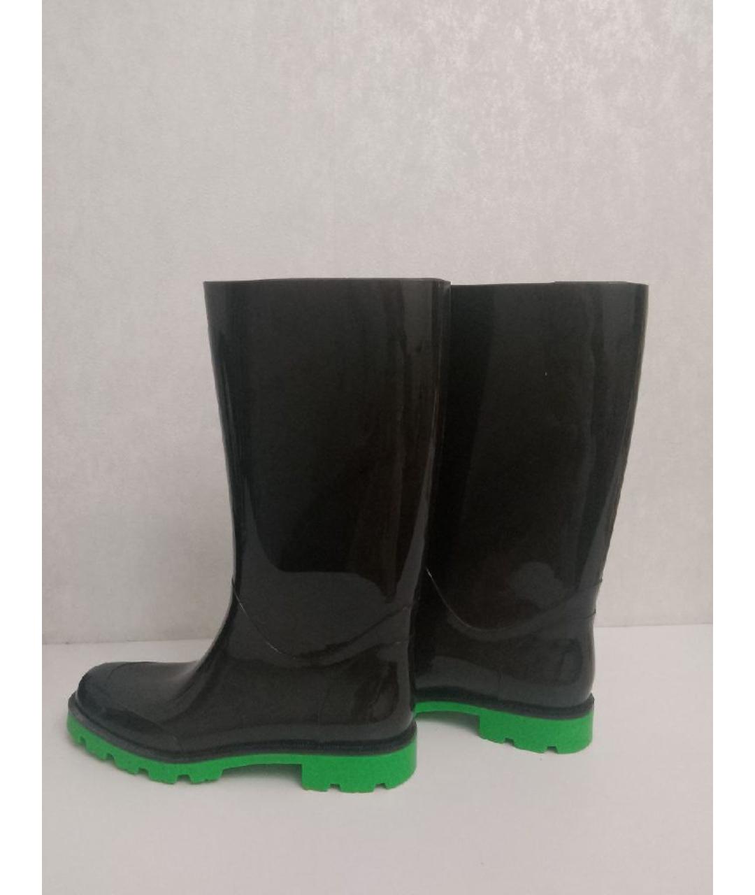 GUCCI Черные резиновые сапоги, фото 3