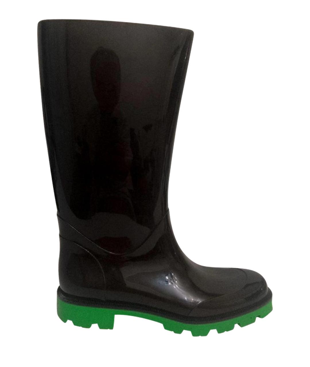 GUCCI Черные резиновые сапоги, фото 1