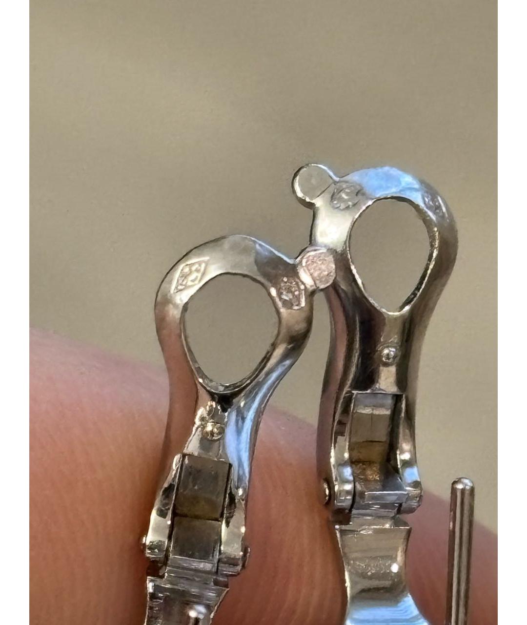 VAN CLEEF & ARPELS Серебряные серьги из белого золота, фото 5