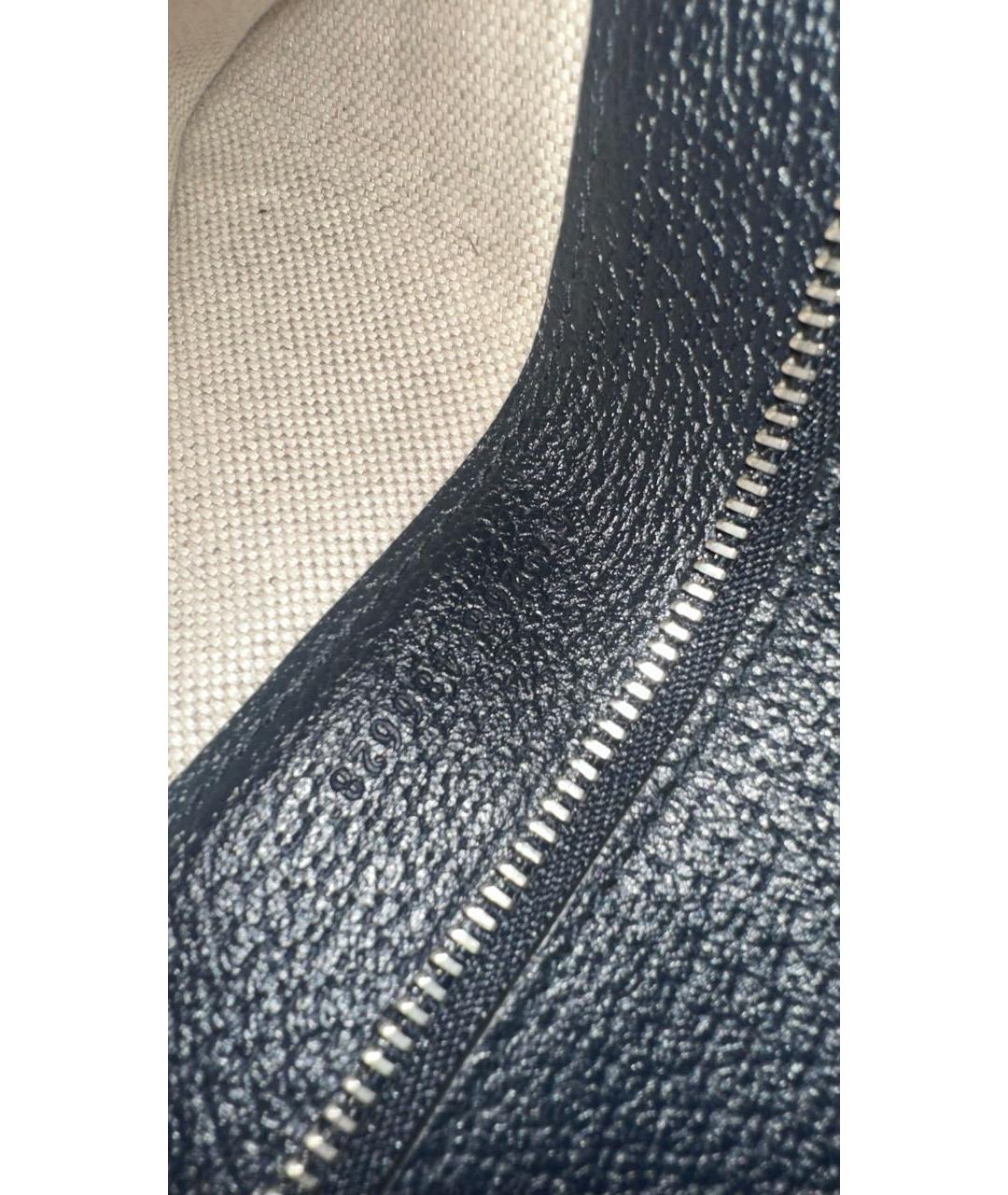 GUCCI Серая кожаная сумка через плечо, фото 6