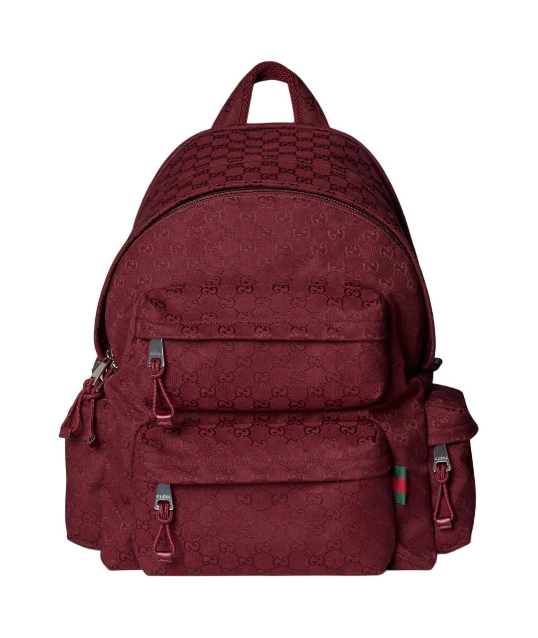 GUCCI Бордовый рюкзак, фото 1