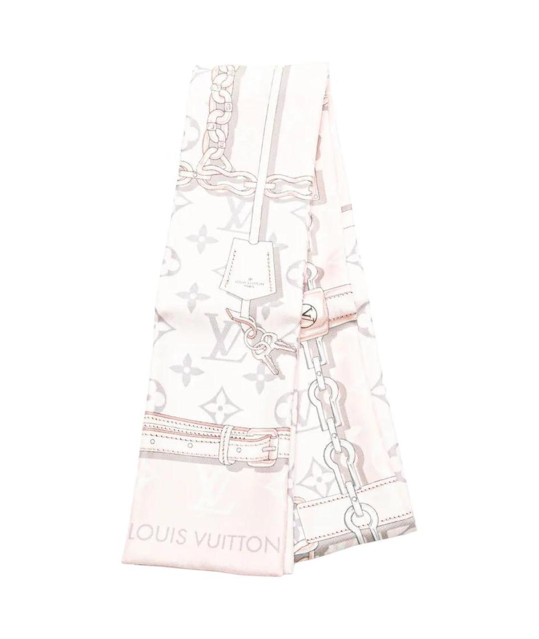 LOUIS VUITTON Мульти шелковый шарф, фото 1