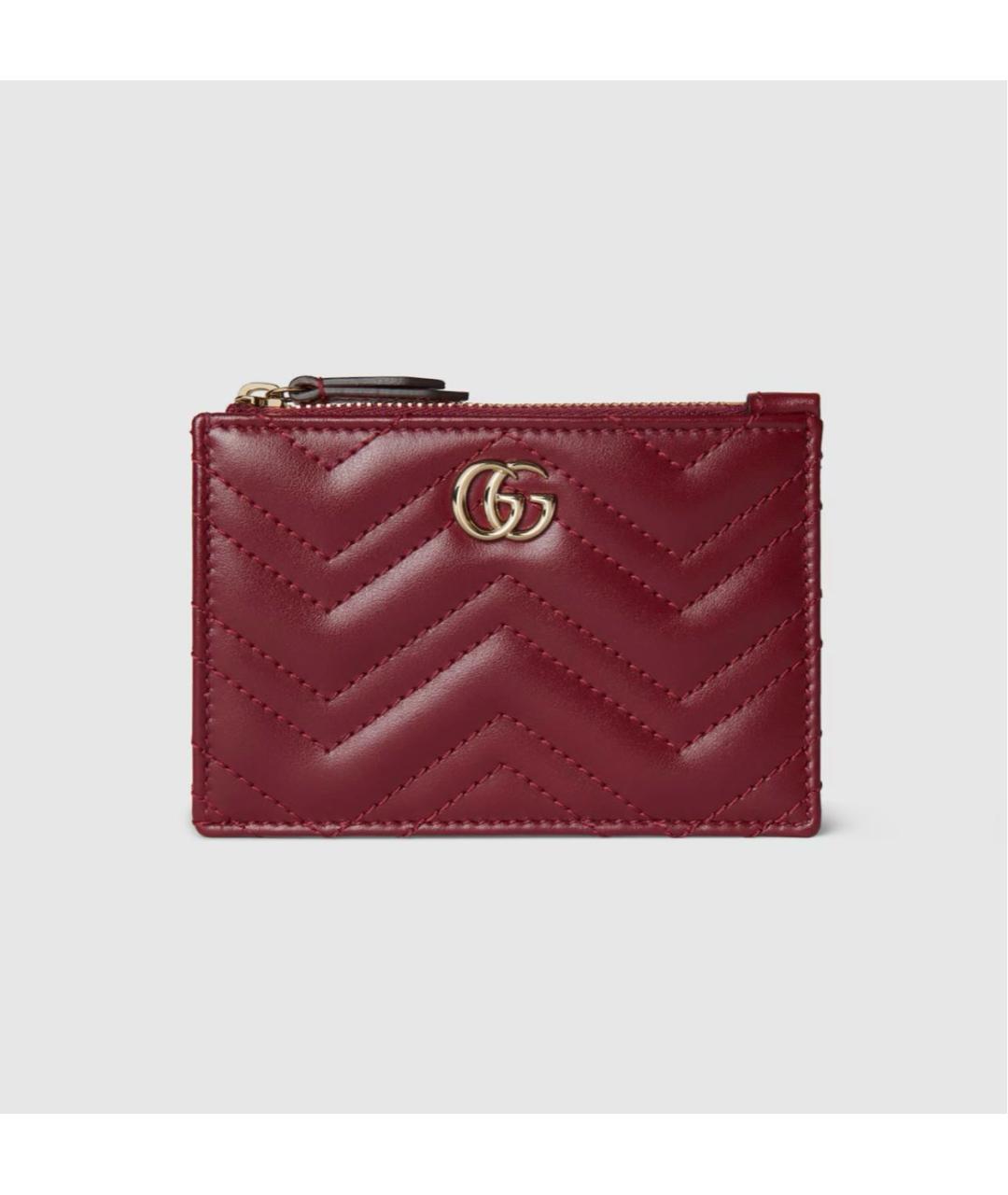 GUCCI Бордовая ключница, фото 4