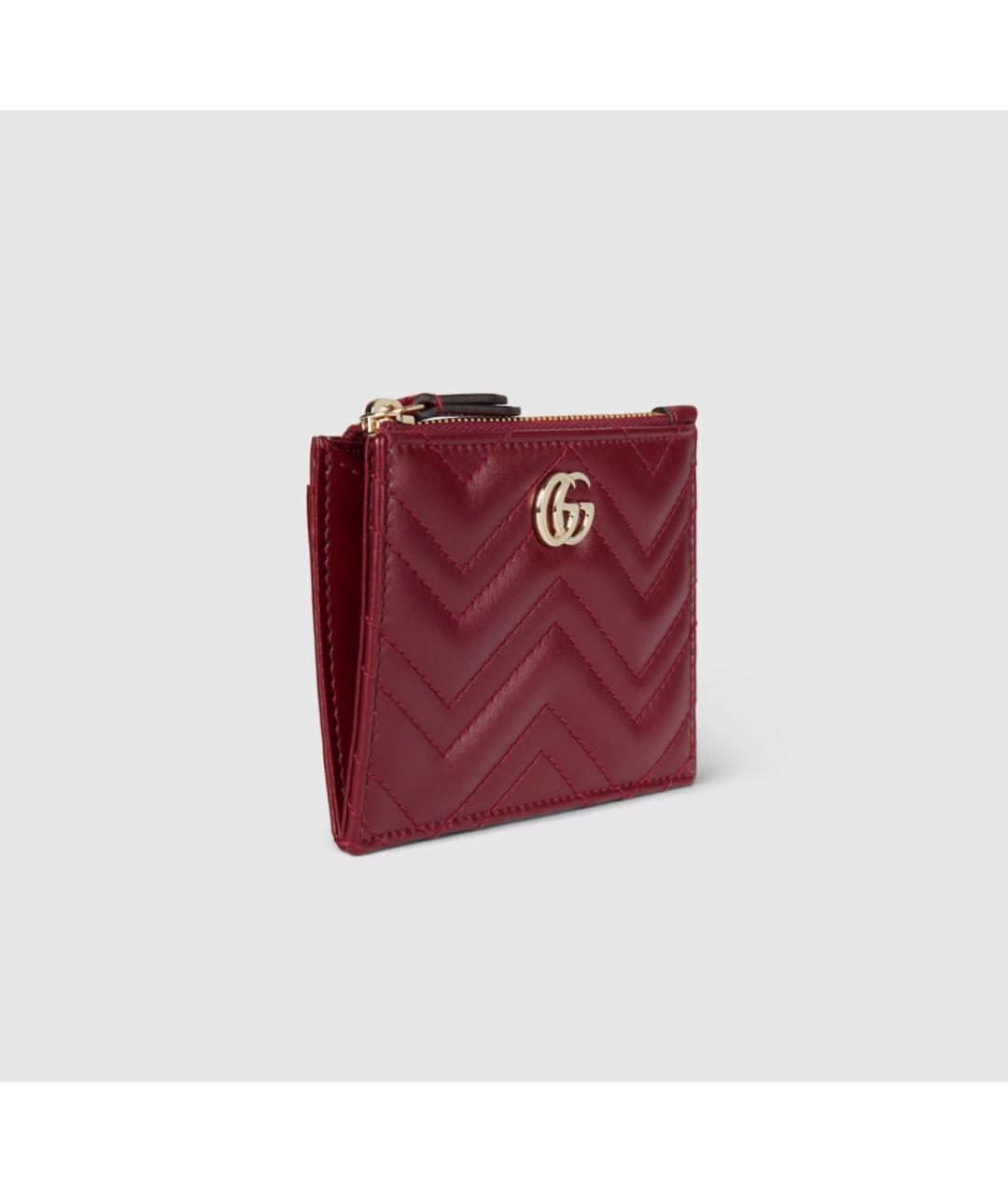 GUCCI Бордовая ключница, фото 3