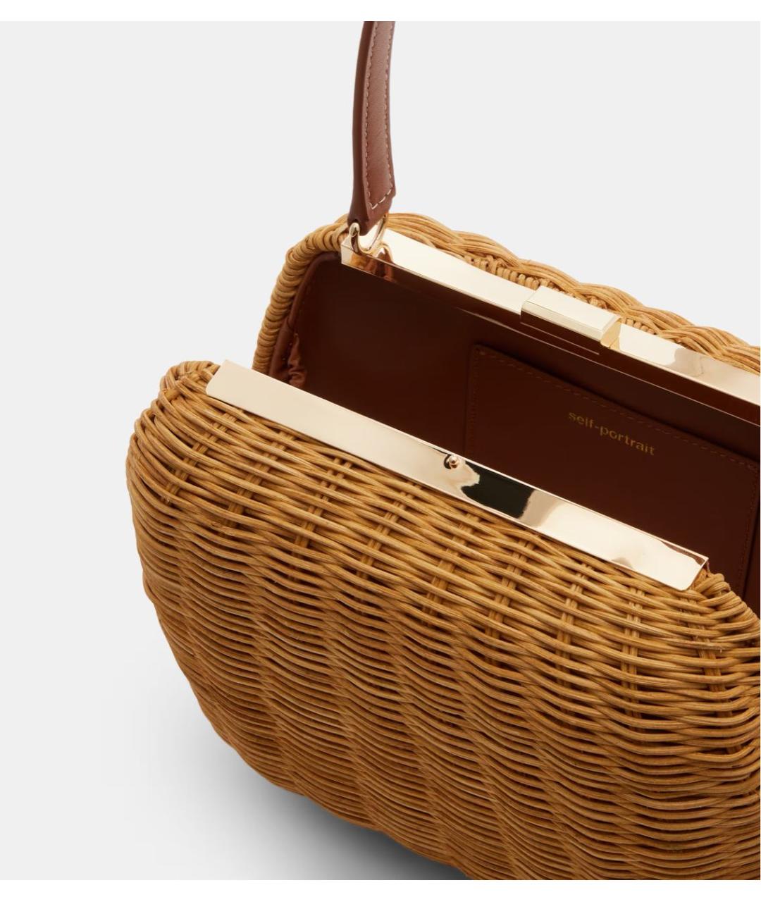 SELF-PORTRAIT Бежевая сумка через плечо, фото 3