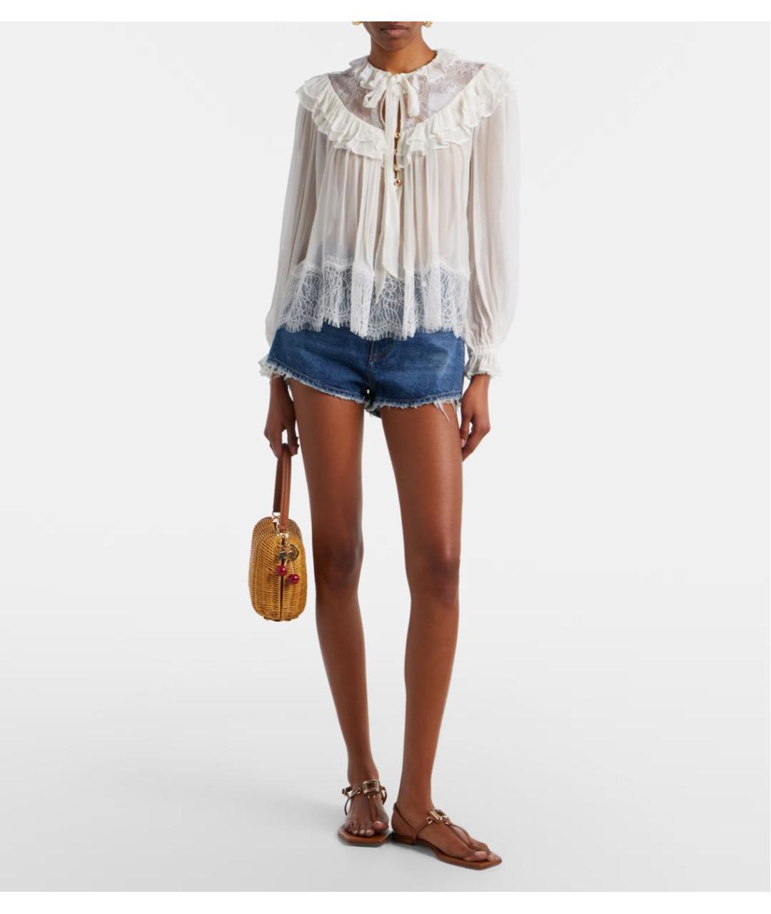 SELF-PORTRAIT Бежевая сумка через плечо, фото 6