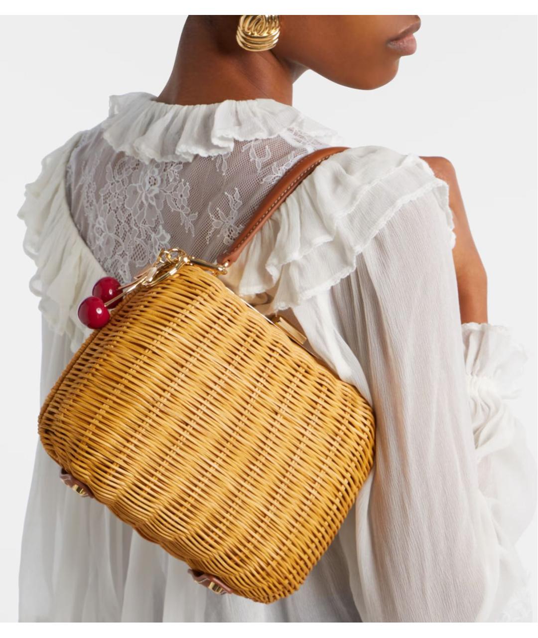 SELF-PORTRAIT Бежевая сумка через плечо, фото 4