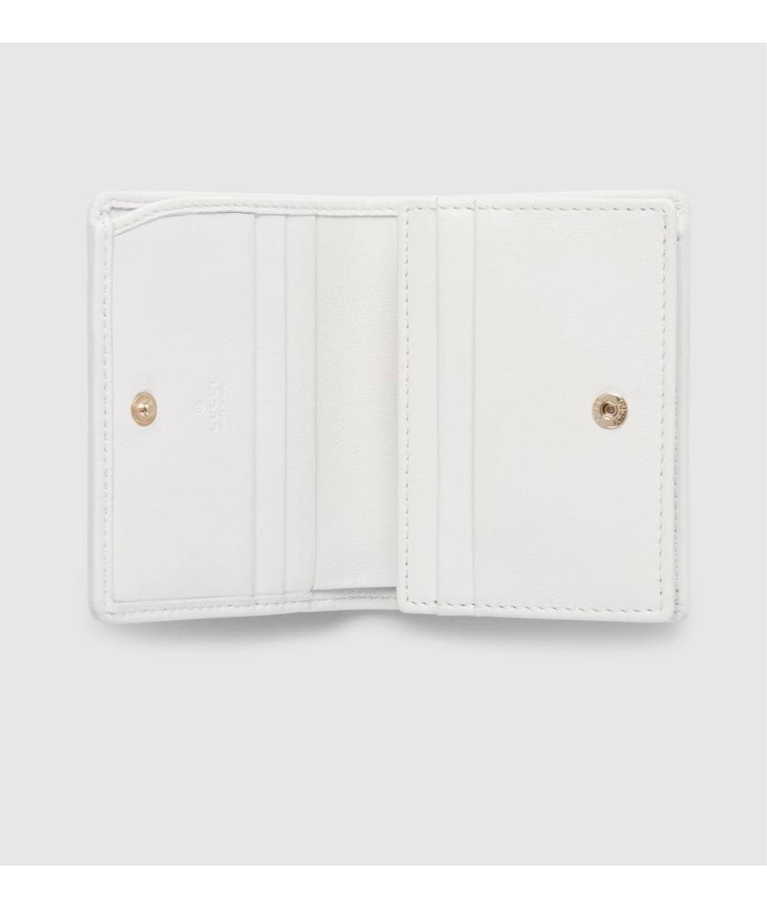 GUCCI Бежевый кожаный кошелек, фото 2