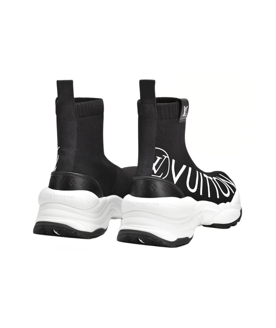 LOUIS VUITTON Черные кроссовки, фото 3