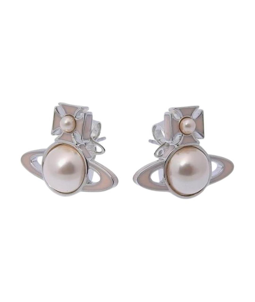 VIVIENNE WESTWOOD Розовые латунные серьги, фото 2