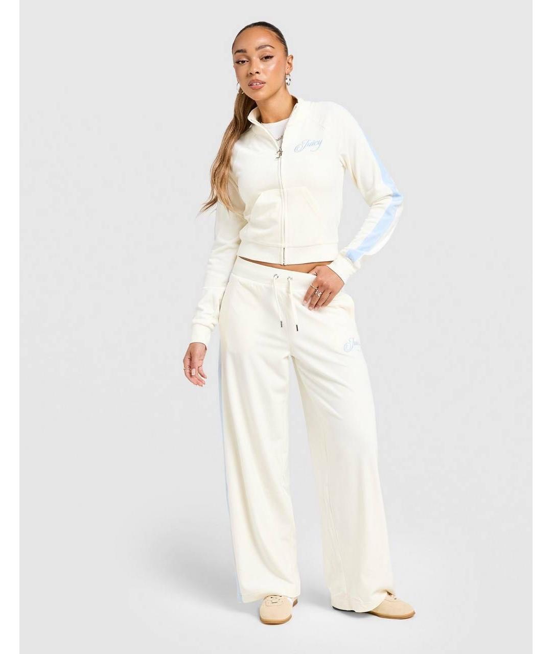 JUICY COUTURE Белый велюровый спортивные костюмы, фото 2