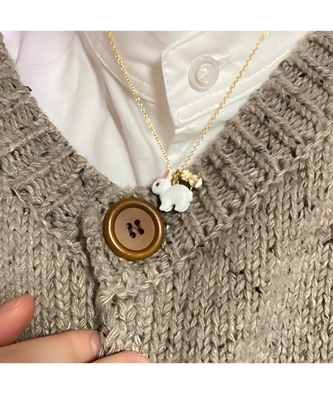 VIVIENNE WESTWOOD Золотая латунная цепочка/подвеска, фото 5