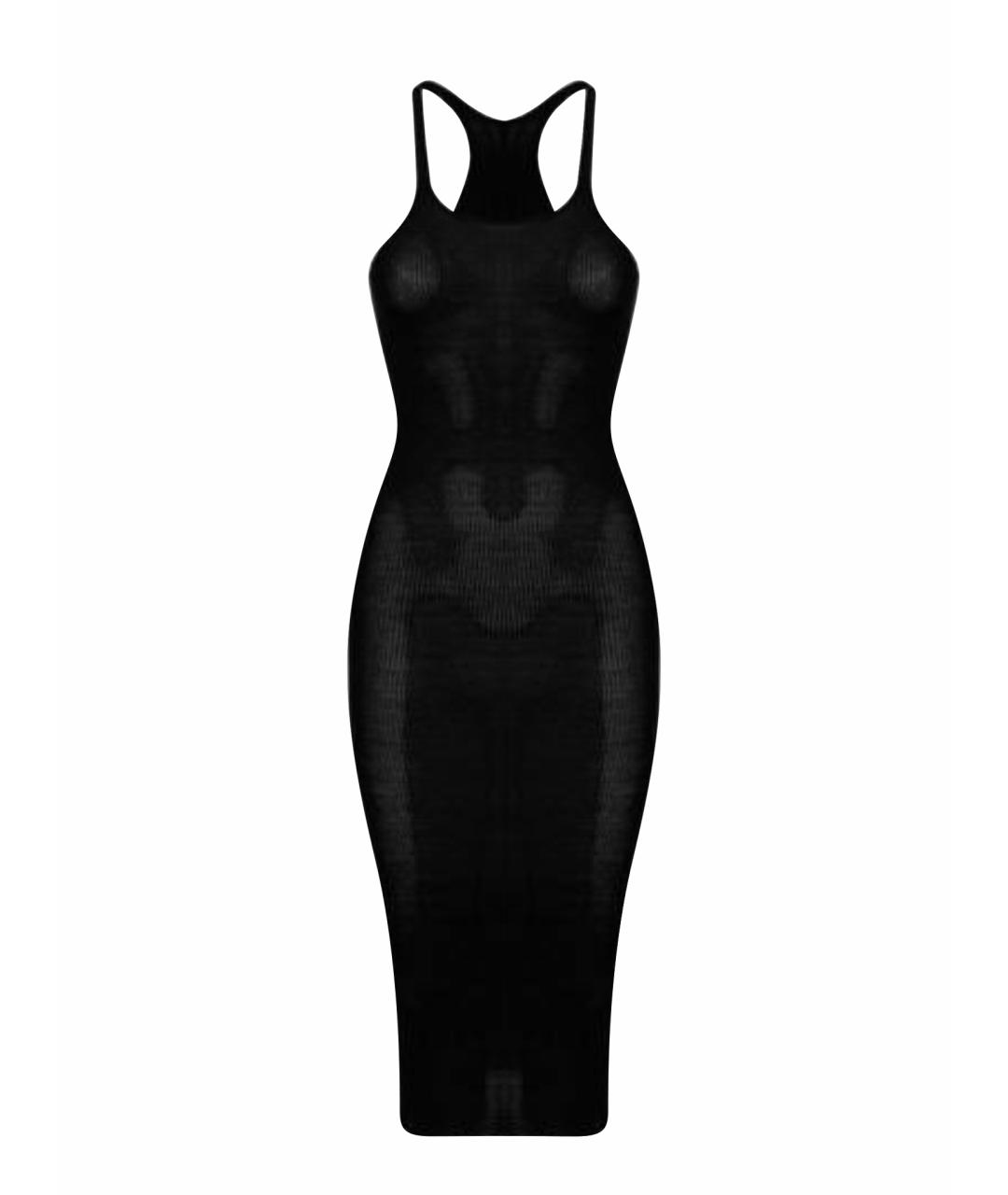 RICK OWENS Черное хлопковое вечернее платье, фото 1