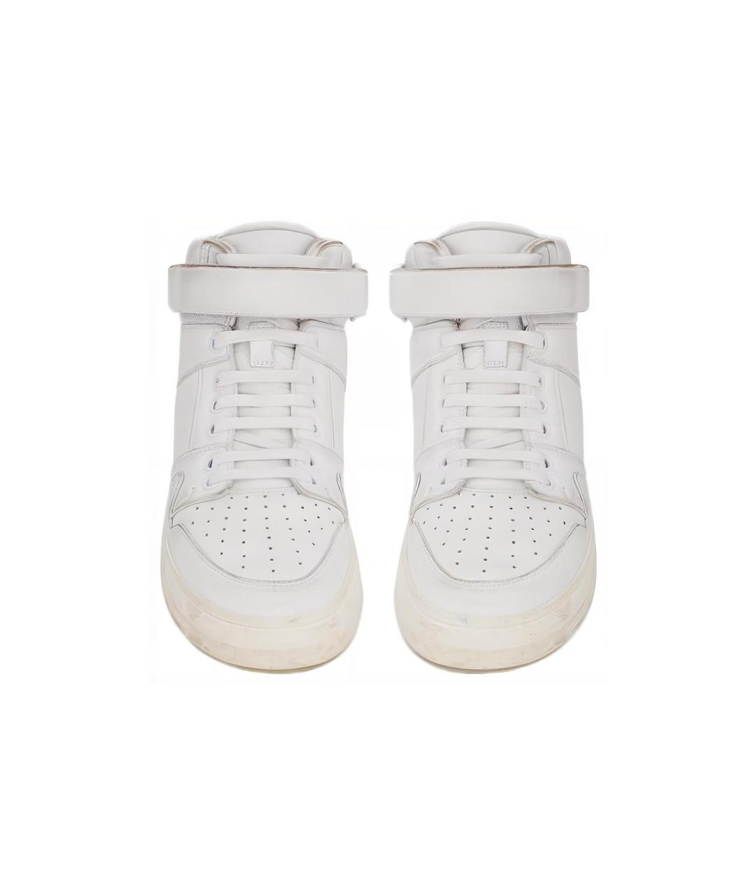 SAINT LAURENT Белые низкие кроссовки / кеды, фото 5