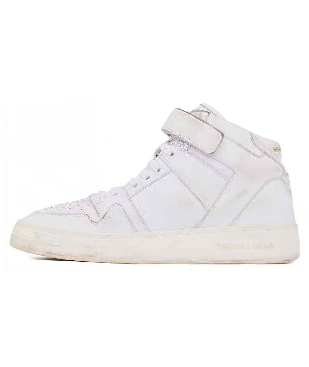 SAINT LAURENT Белые низкие кроссовки / кеды, фото 2