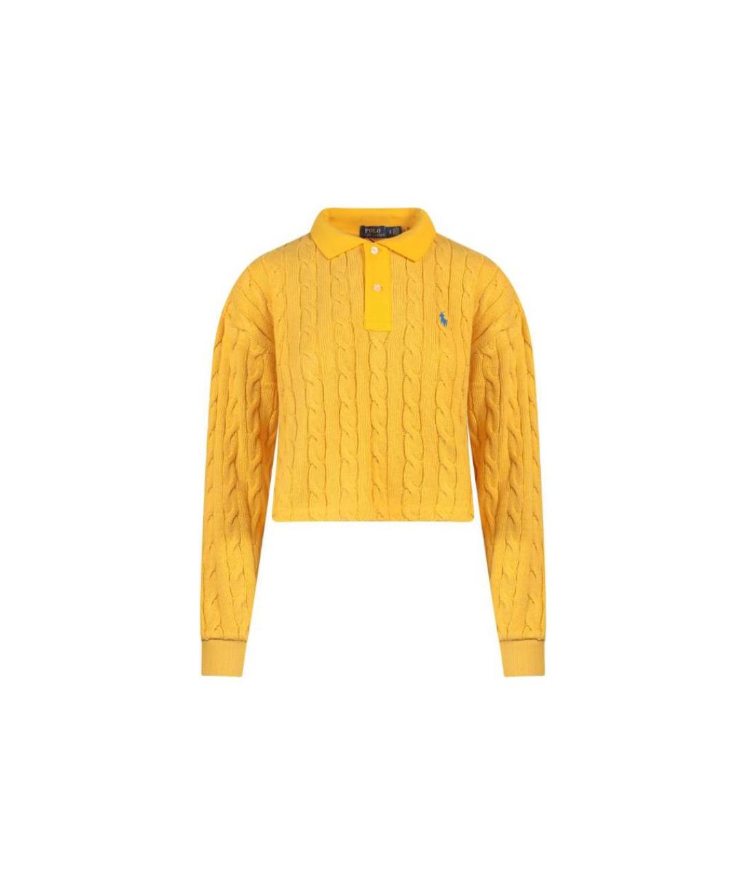 POLO RALPH LAUREN Желтый джемпер / свитер, фото 3