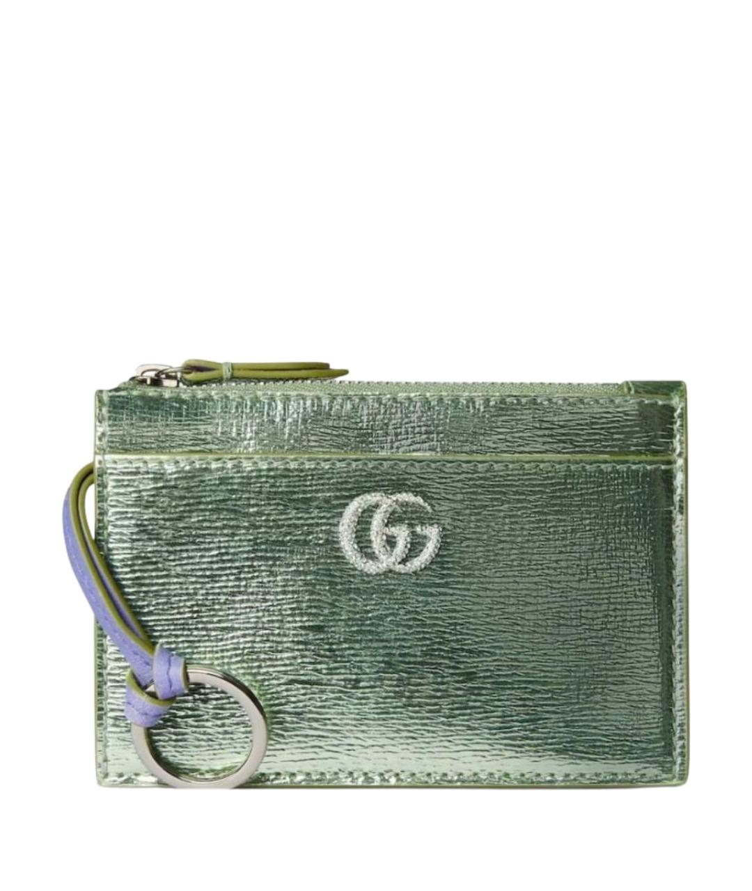 GUCCI Зеленая ключница, фото 1