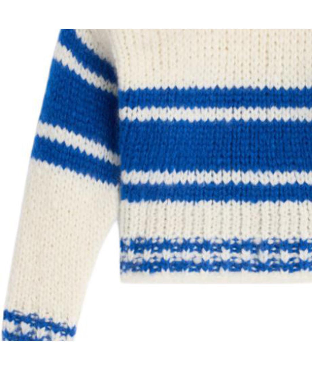 CELINE Синий шерстяной джемпер / свитер, фото 4