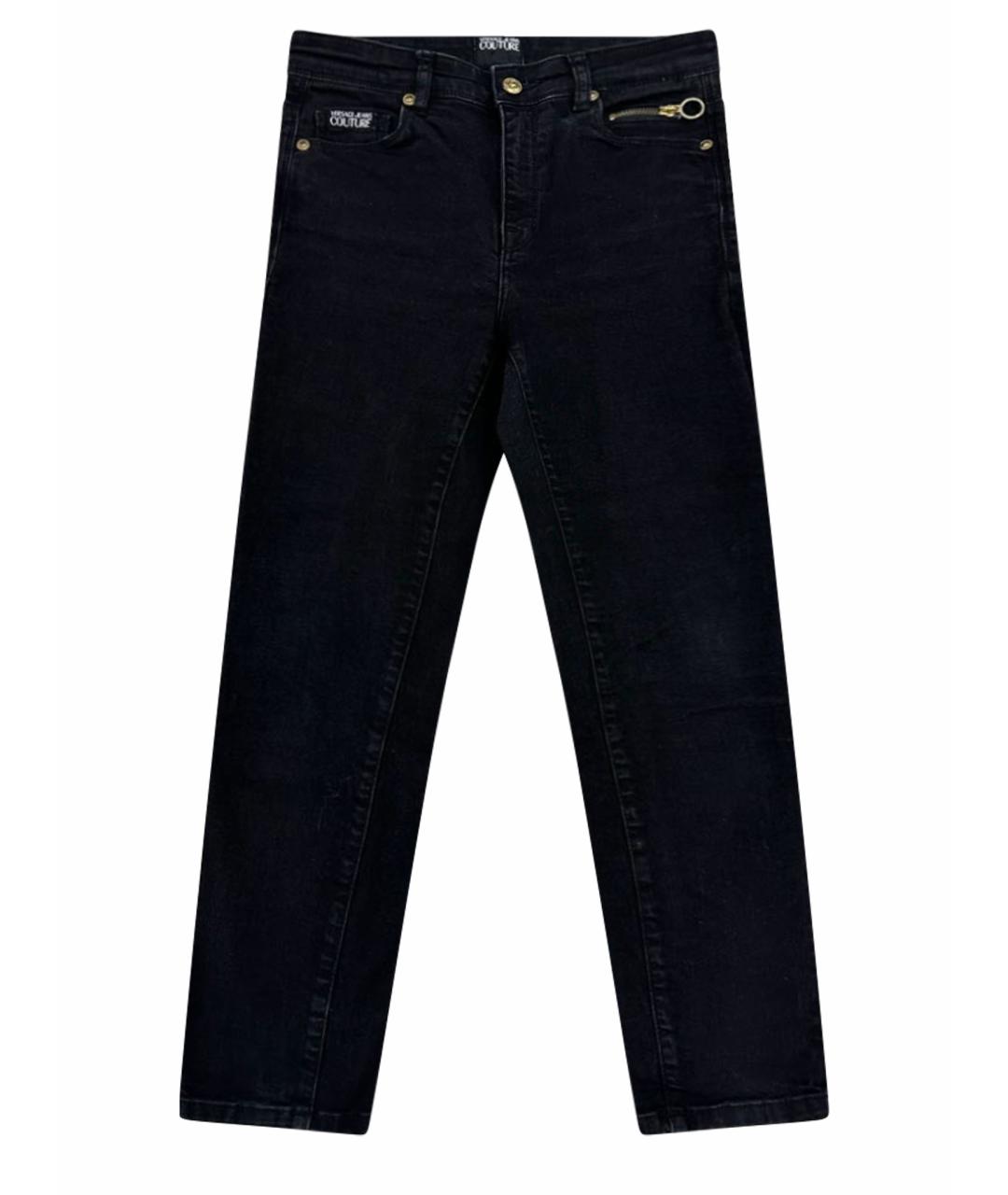 VERSACE JEANS COUTURE Черные джинсы слим, фото 1