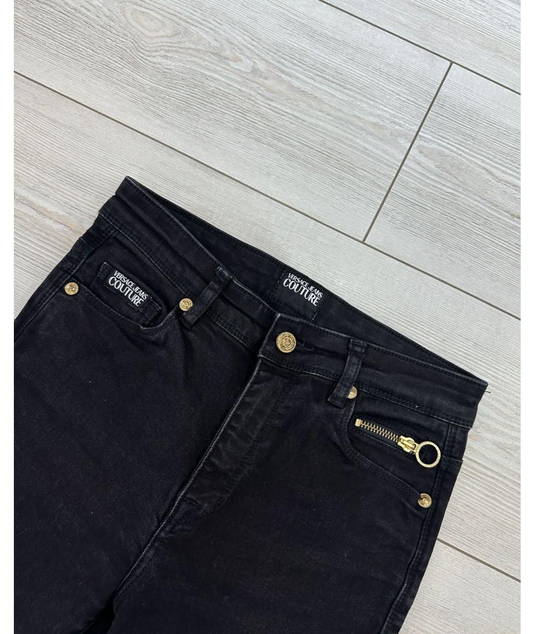 VERSACE JEANS COUTURE Черные джинсы слим, фото 2