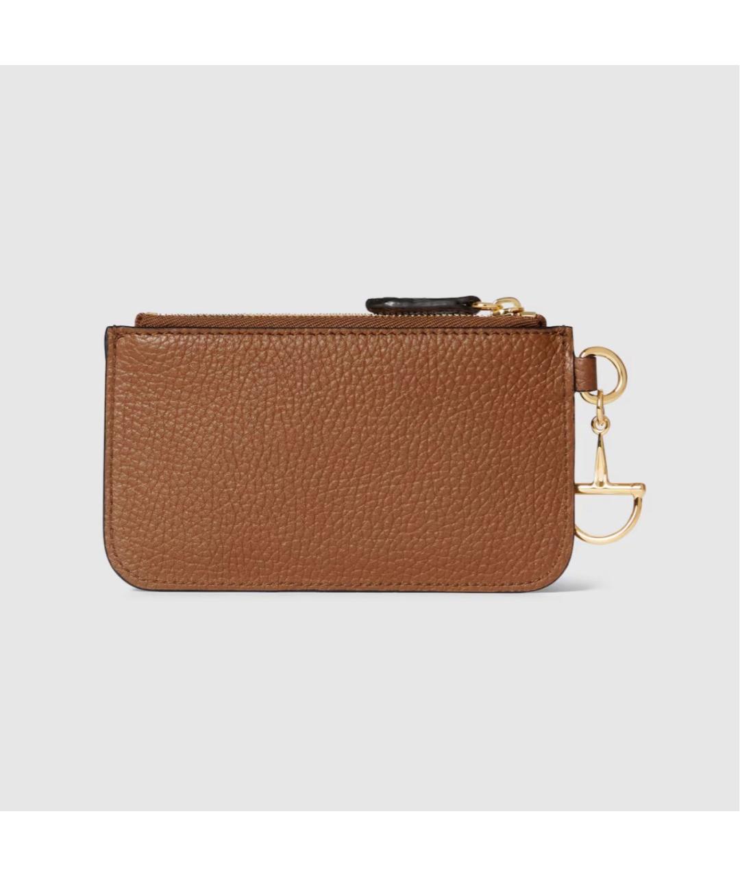 GUCCI Коричневый кожаный кардхолдер, фото 4