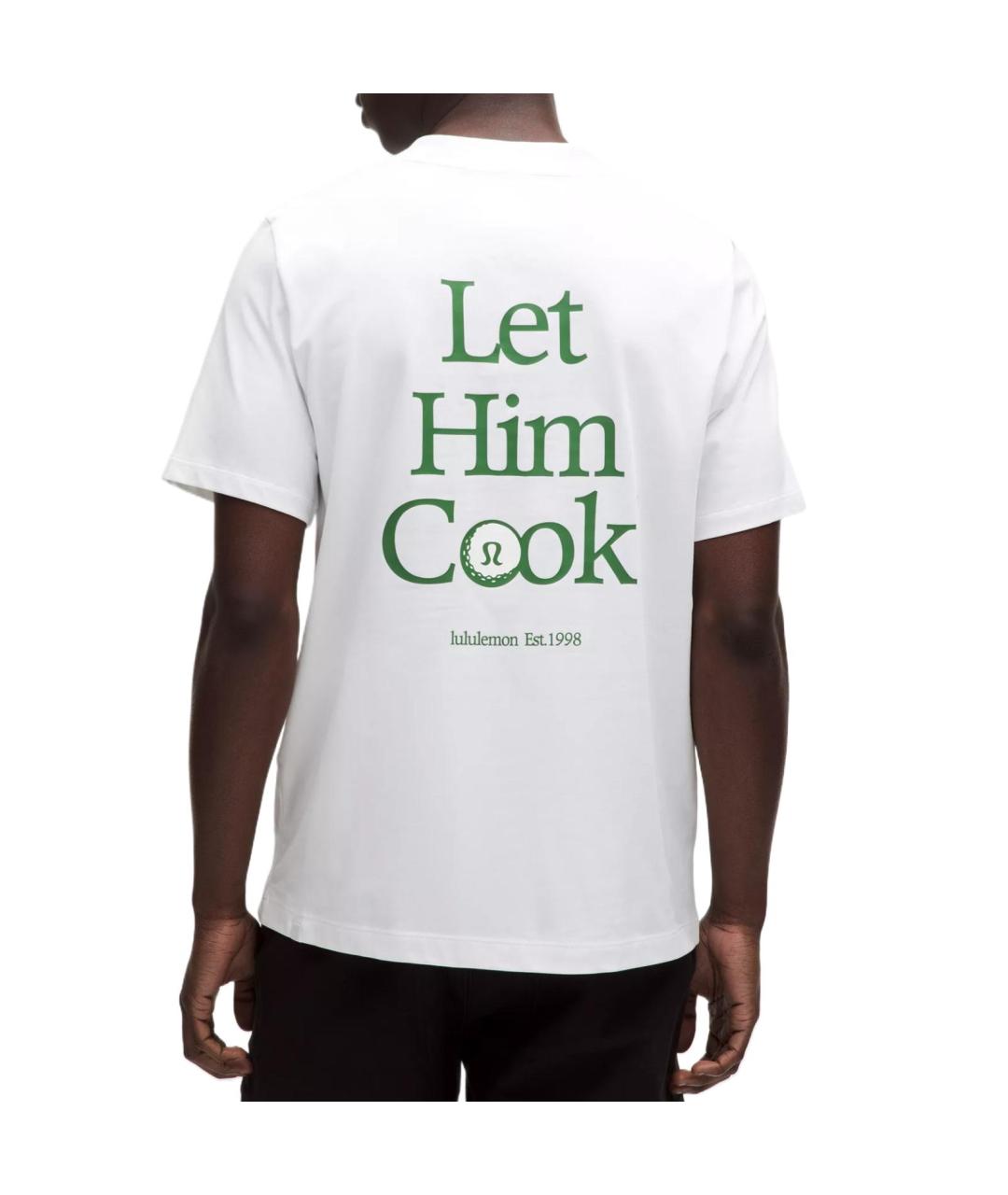 Lululemon Белая хлопковая футболка, фото 2