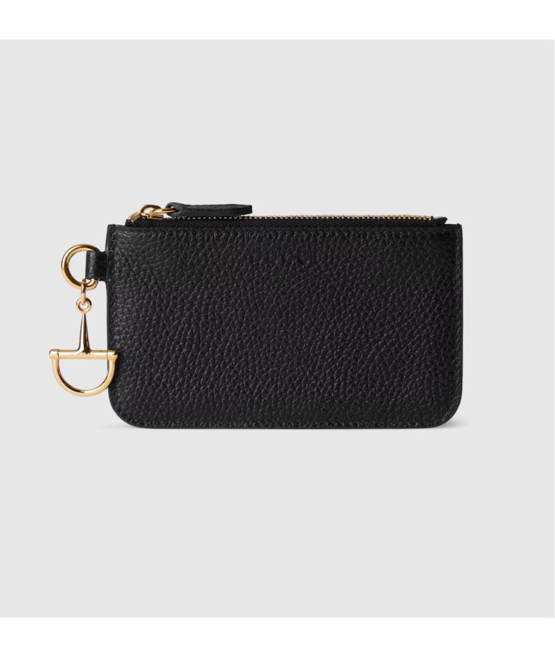 GUCCI Черный кожаный кардхолдер, фото 5