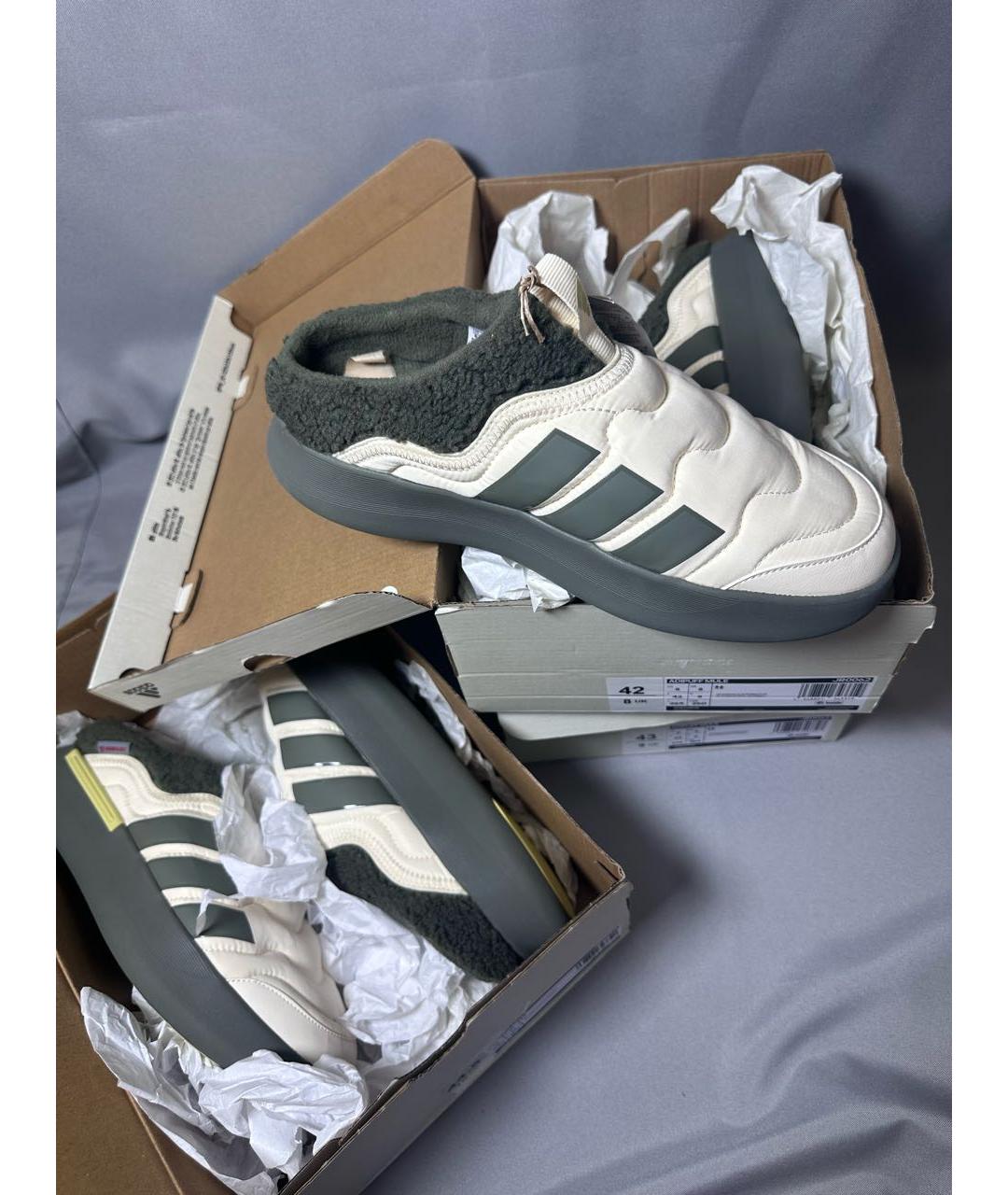 ADIDAS Бежевые мюли, фото 7