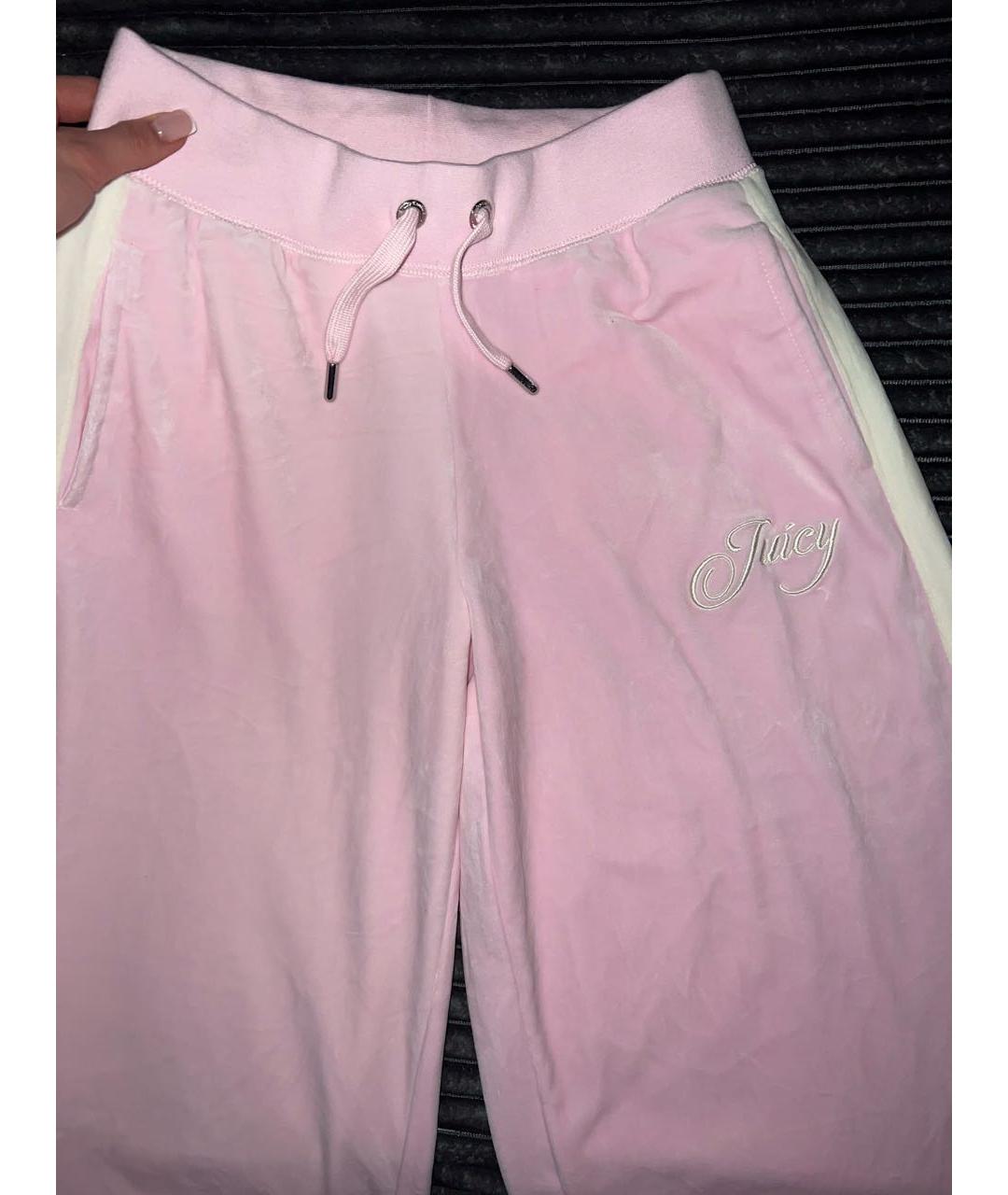 JUICY COUTURE Белый велюровый спортивные костюмы, фото 7