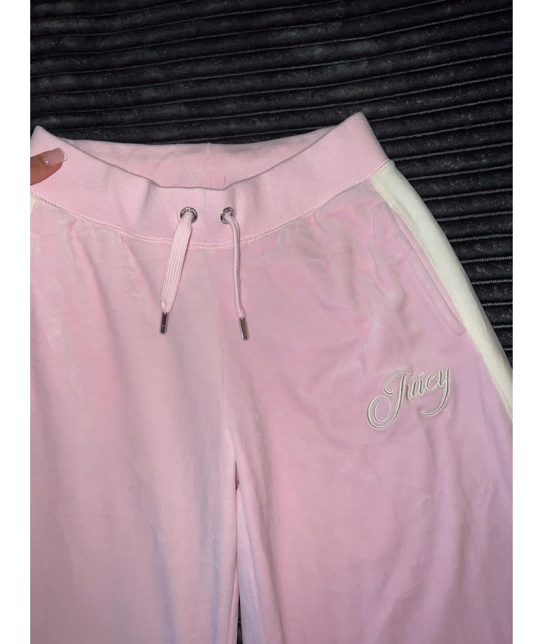 JUICY COUTURE Белый велюровый спортивные костюмы, фото 6