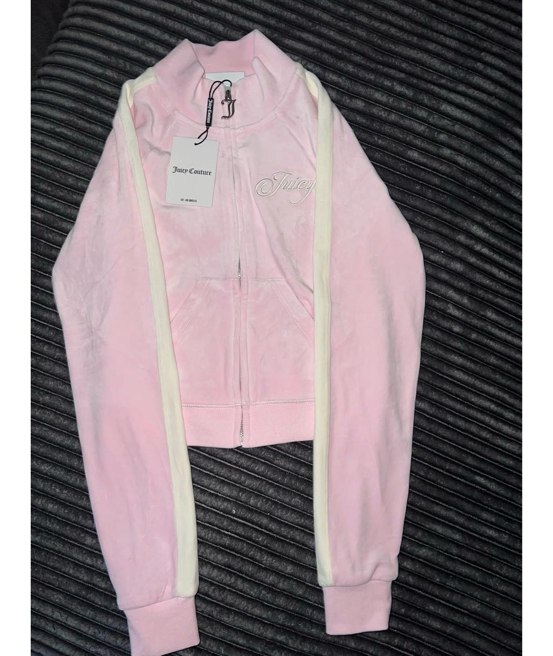 JUICY COUTURE Белый велюровый спортивные костюмы, фото 3