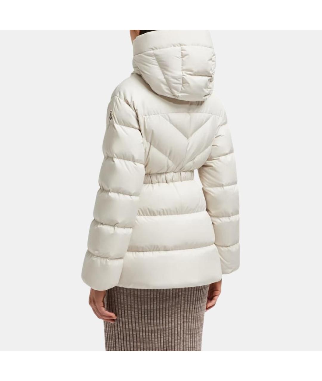 MONCLER Белый пуховик, фото 4